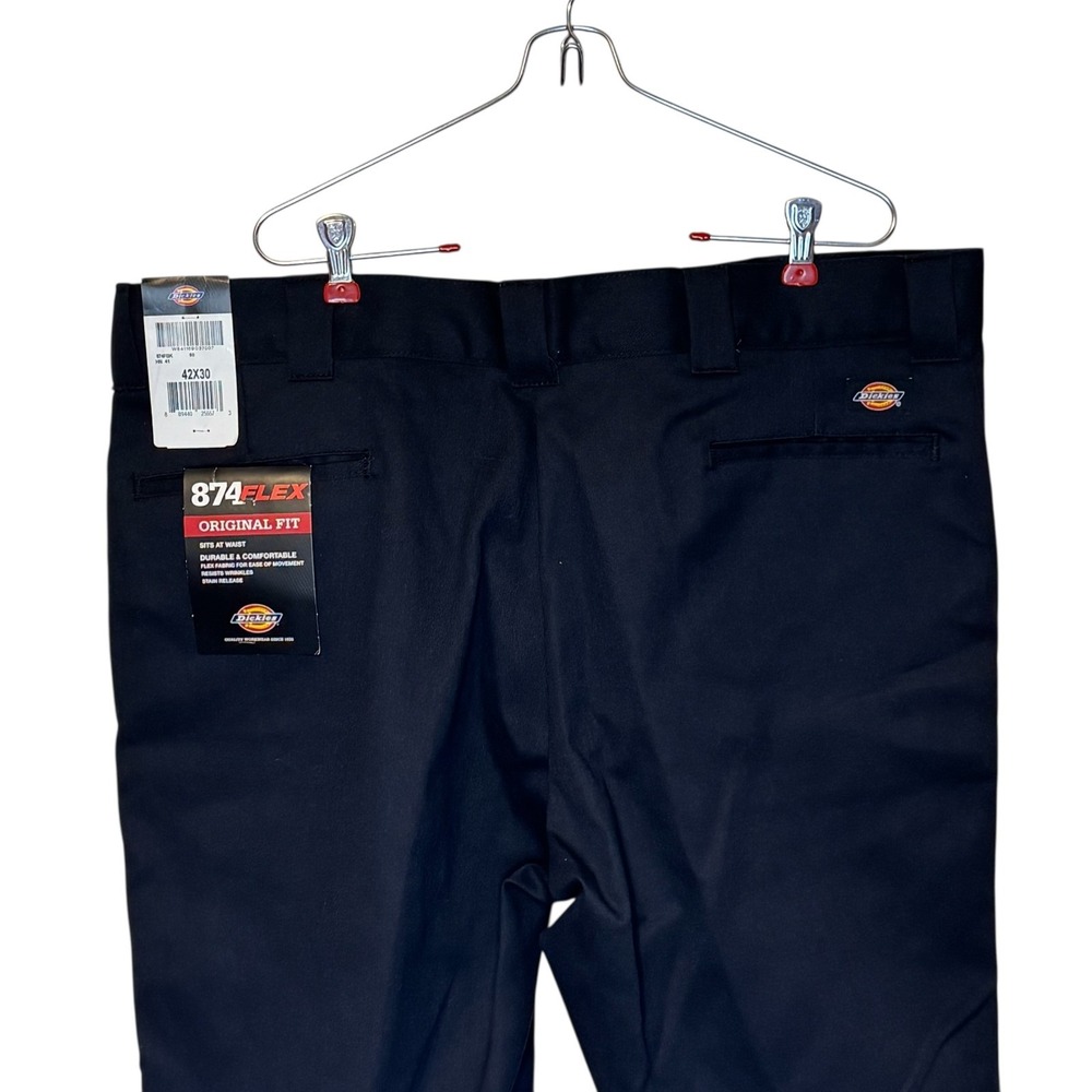 Dickies Men's Dress Pants 847 Flex Original Fit Flat Front Workwear 42X30 NWT - Picture 8 of 11